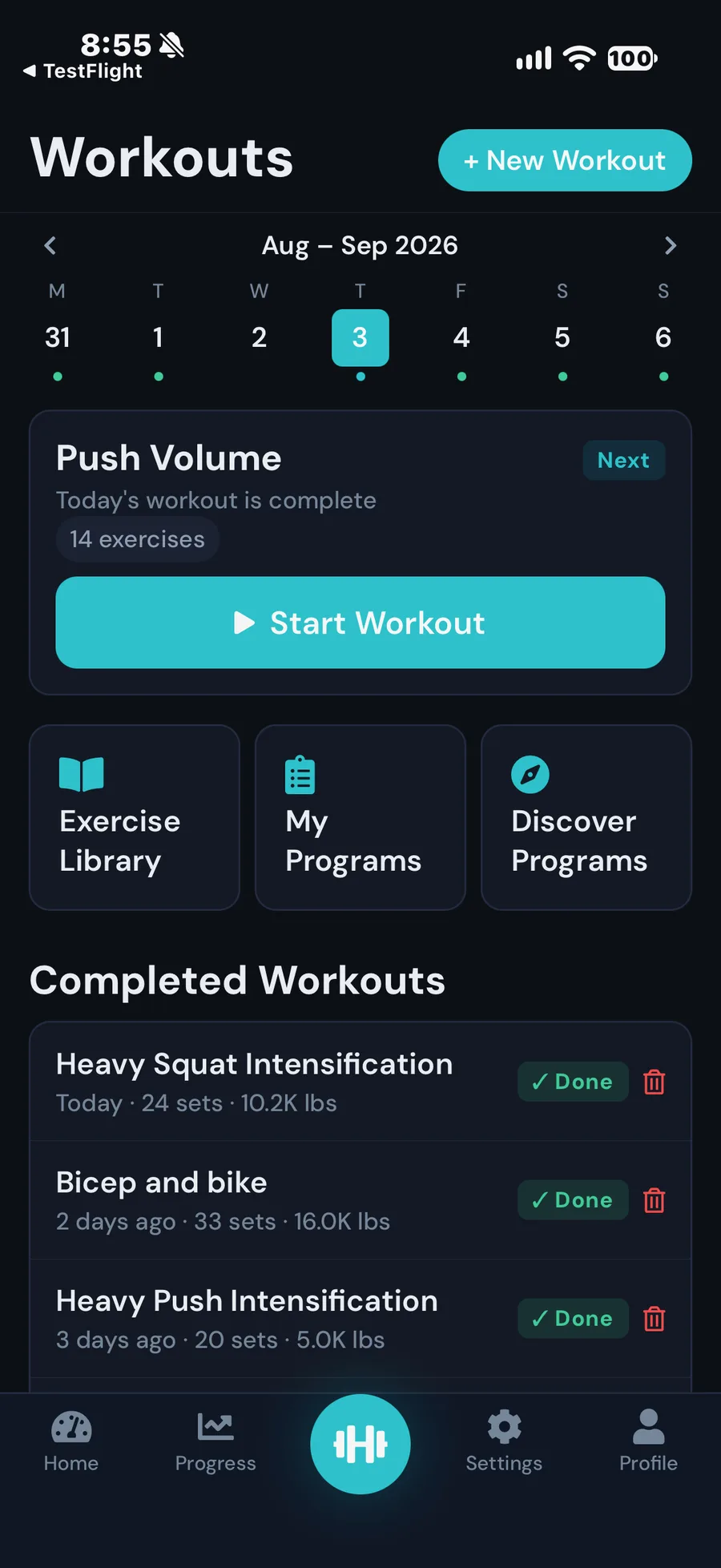 MaximumFit - Workouts
