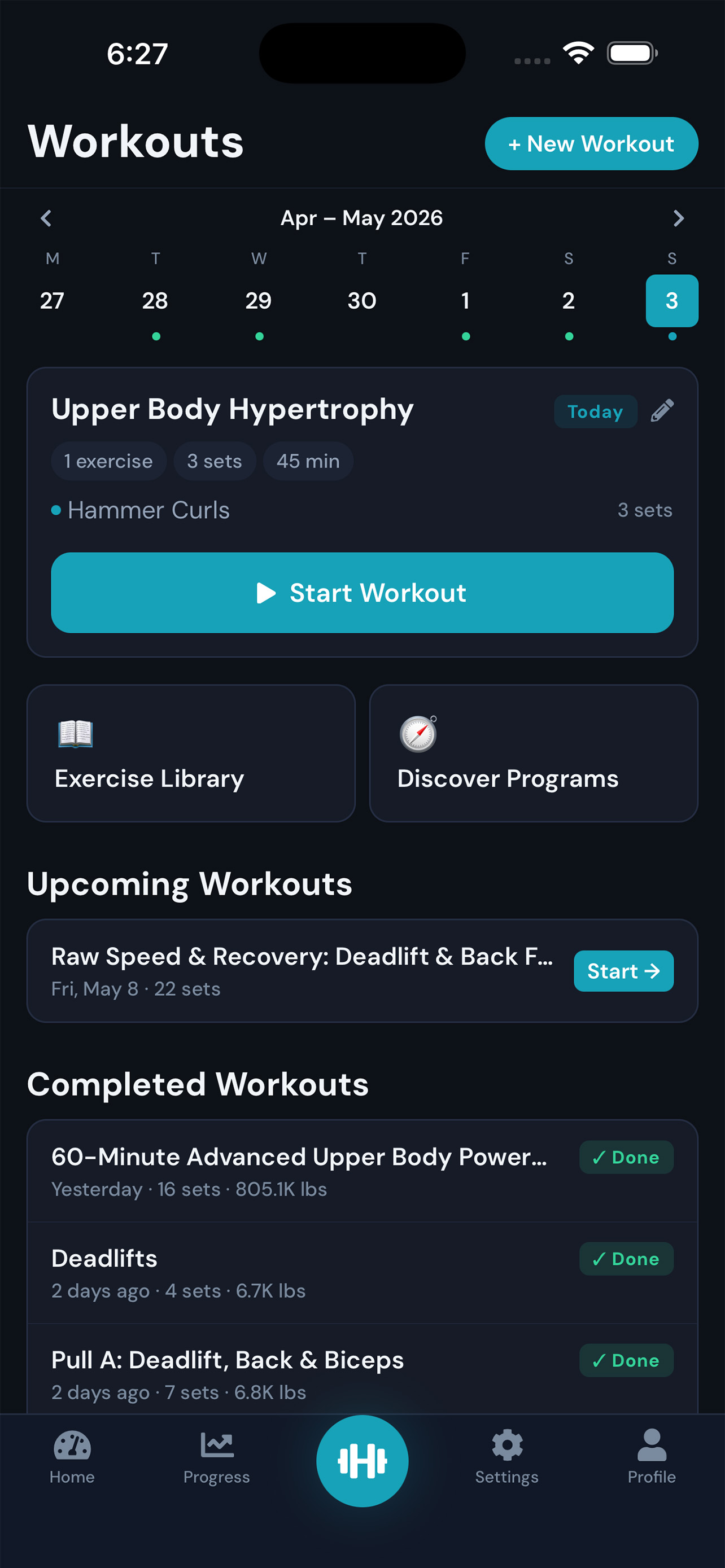 MaximumFit - Workouts